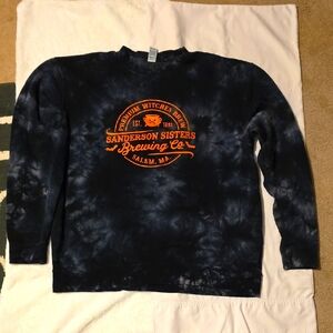 Sanderson Sisters Brewing Co. Black Tye-dye Sweatshirt, Sz. 2XL
